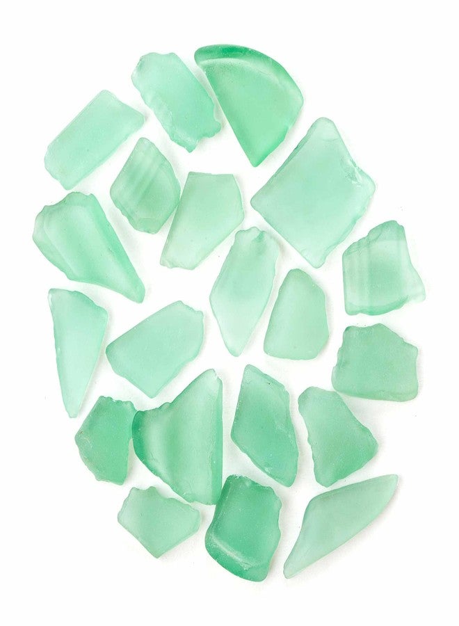Galapagos (05133 Aquarium Sea Glass, Sage Green, 4lb Bag - Image 1